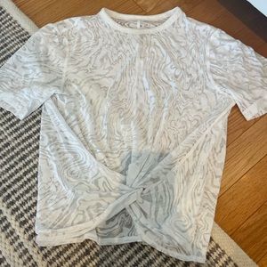 Lululemon hint of sheer t-shirt